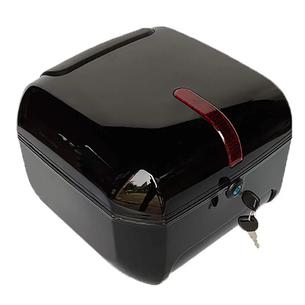 Universal Motorcycle Top Box Motorcycle Scooter Top Box Tail Trunk Luggage Box