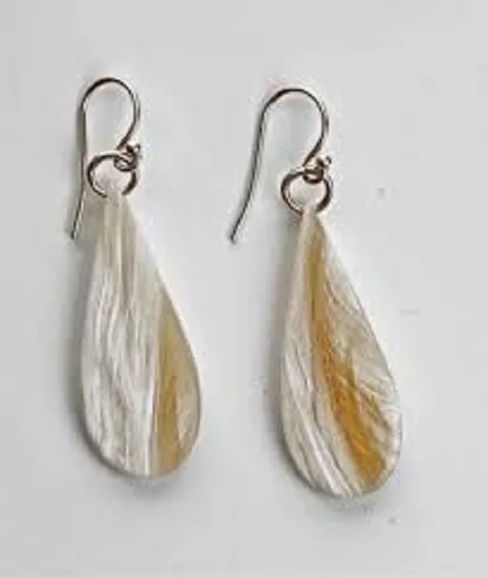 High-Quality Natural horn Earring for Woman earring Horn jewelry natural daily use Buffalo Eye wear customized size by gm impex