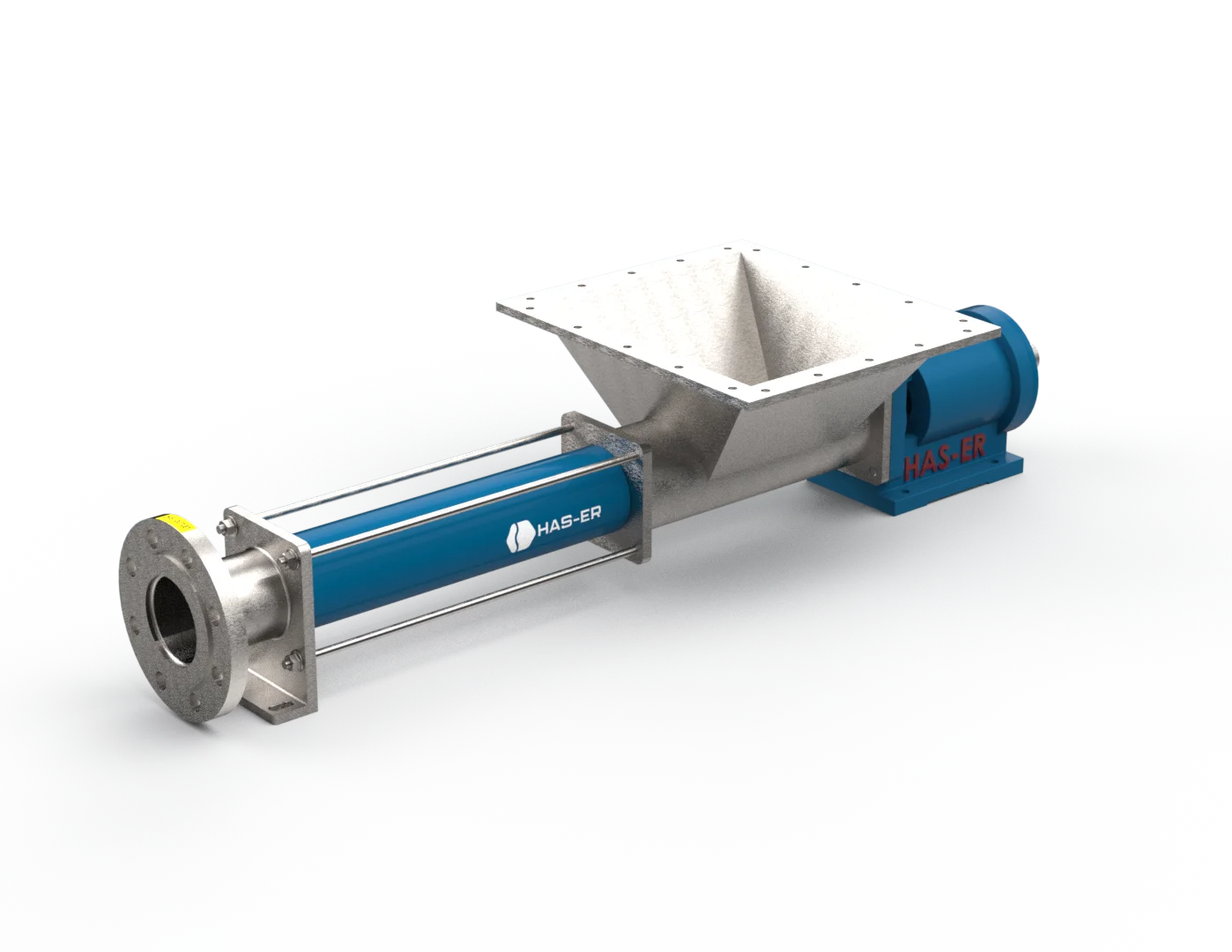 High Viscosity Mortar Transfer Mono Single Screw Pump with Hopper Food grade stainless steel screw pump with hopper