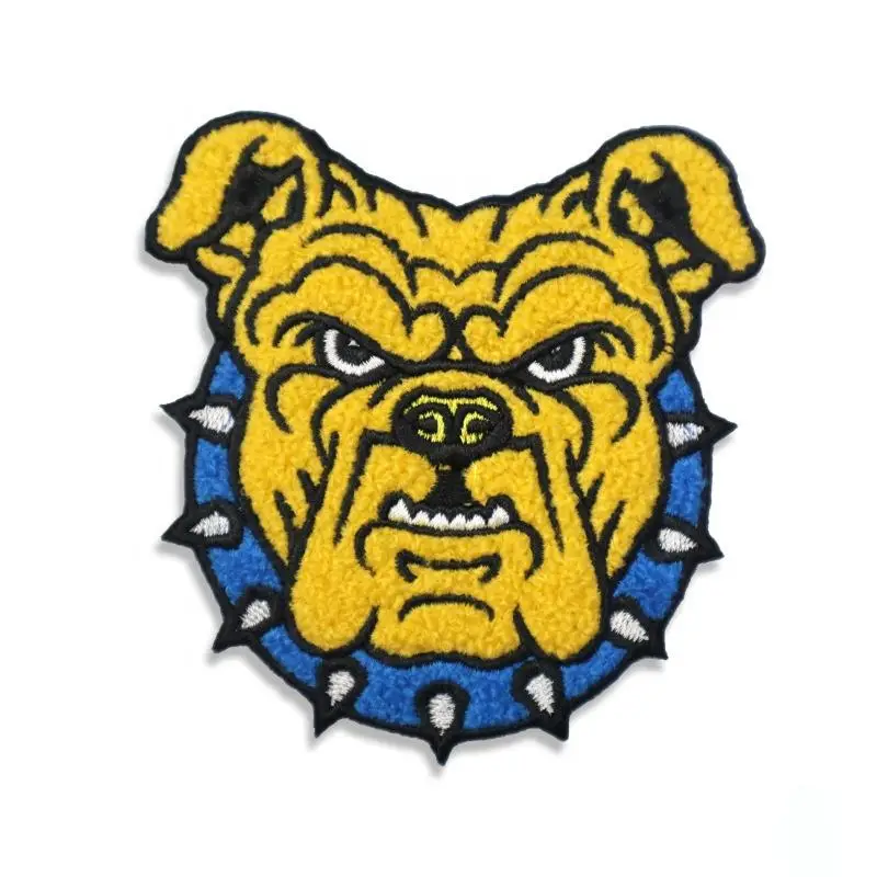 Custom Embroidery Design Cartoon Highway Shield Patches woven patches Embroidery woven custom patches