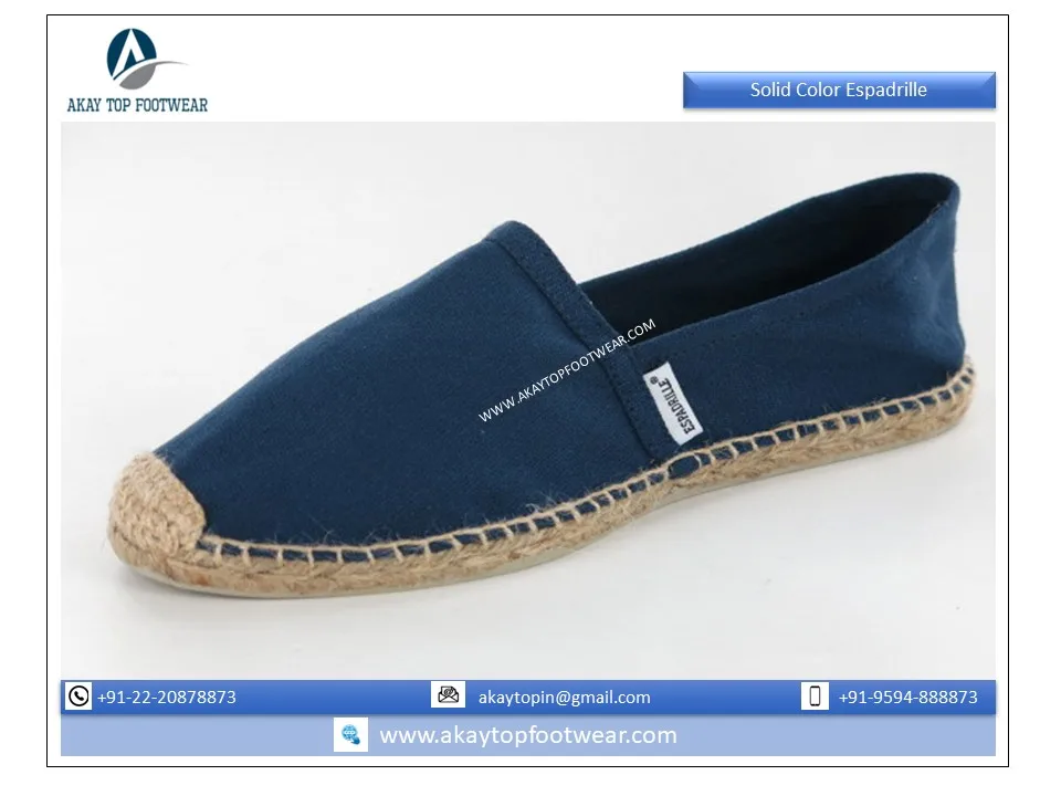 Durable Light Weighted Comfortable Summer Style Espadrille from Indian Supplier Assured Quality Fashion Trend Jute Espadrilles