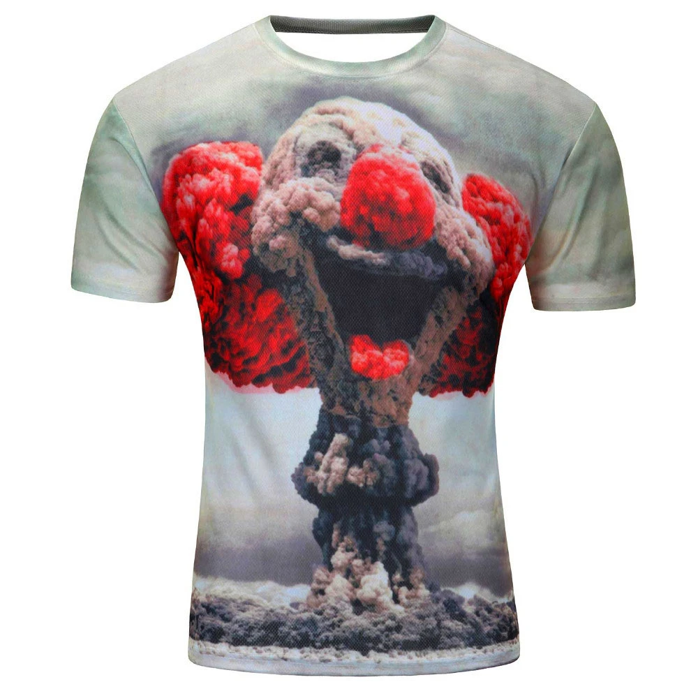 Sublimation t shirt   100% Polyester Bleach Sublimation T shirt for Unisex whole sale rate breathable bleached t shirt OEM