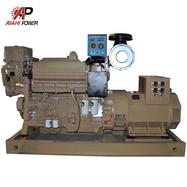 Prime 438 kVA 350 kW KTA19-D(M) Marine Diesel Generator 50Hz for Cummins