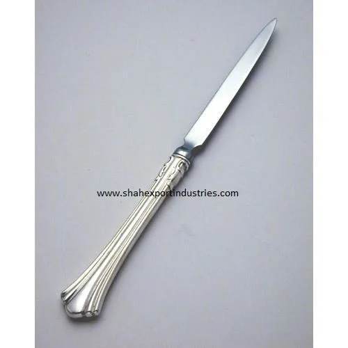 Royal Look Metal paper cutter high quality Home And Office multi function spreader Silver Plated paper cutter