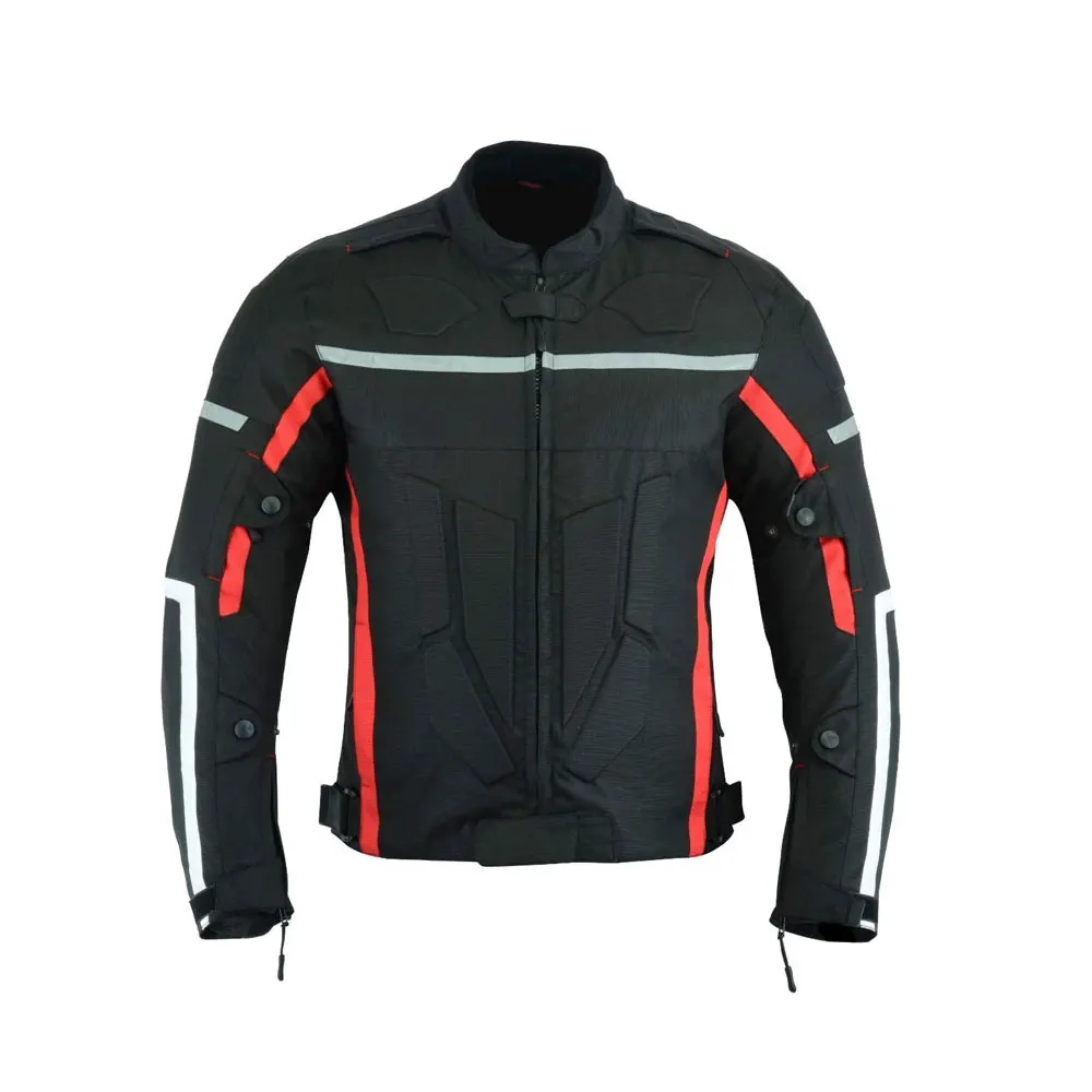 Motorcycle Jacket For Men Textile Motorbike Jacket Cordura Racing Biker Riding Approved Waterproof All-Weather