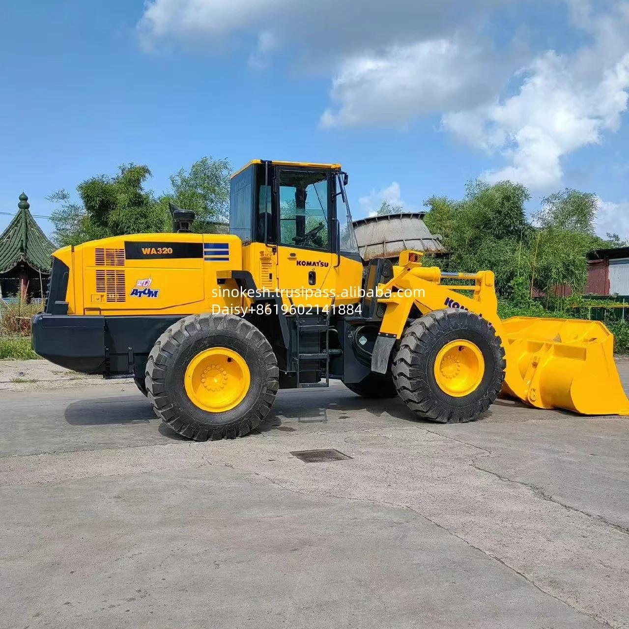 Высокое качество оригинальный использованный WA380-3 Колесный погрузчик Komatsu по низкой цене для продажи колесный горячая распродажа