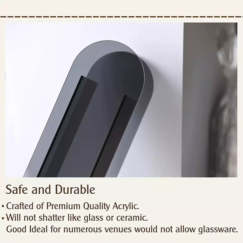 Acrylic Vase Wedding Centerpieces Home Decoration Arch Shape Vase Modern Design Artwork Support Decorative Flower Vase 20 Pieces