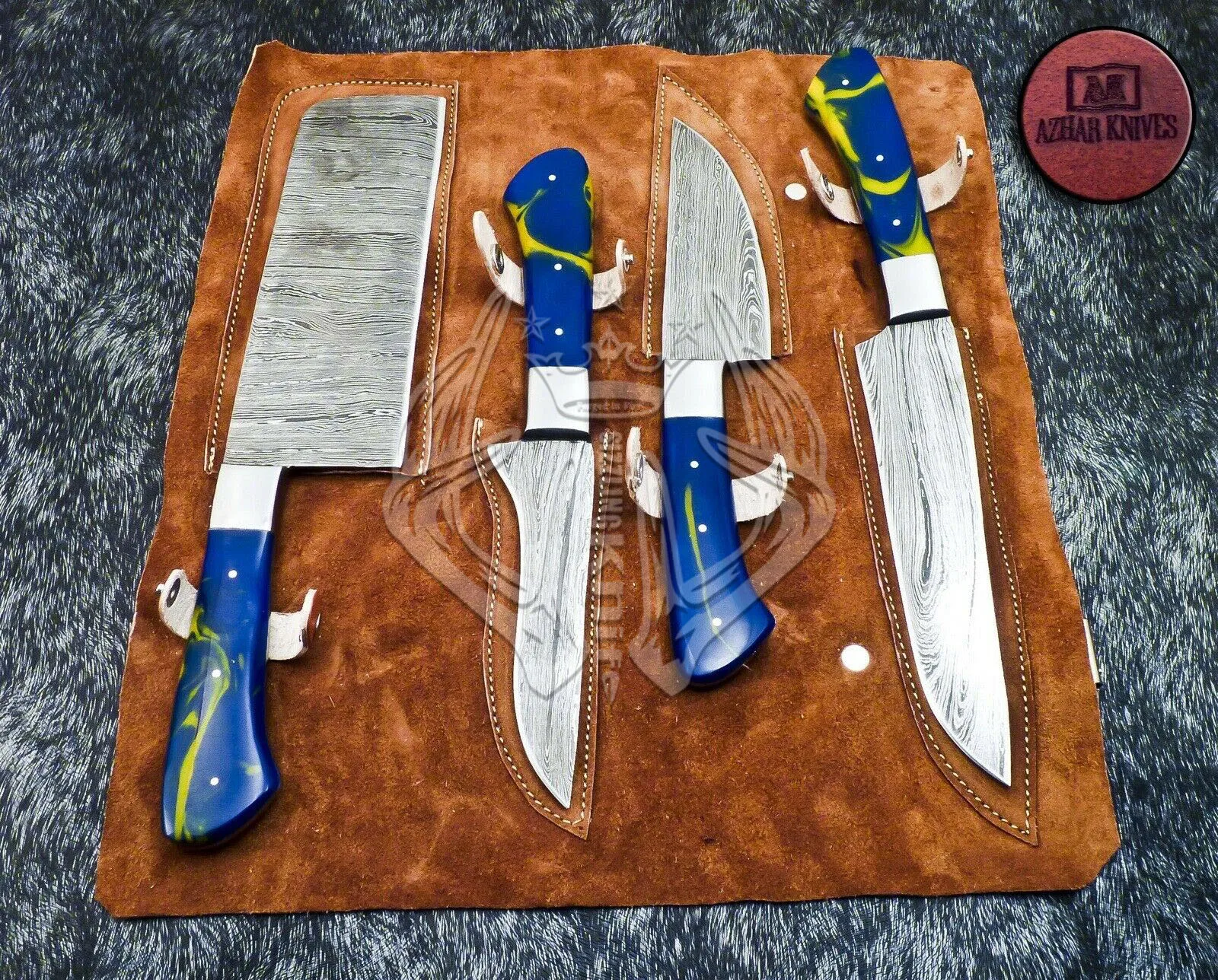 Chefs Knife set Japanese High Quality Damascus Steel Kitchen Sharp Kitchen Knife set