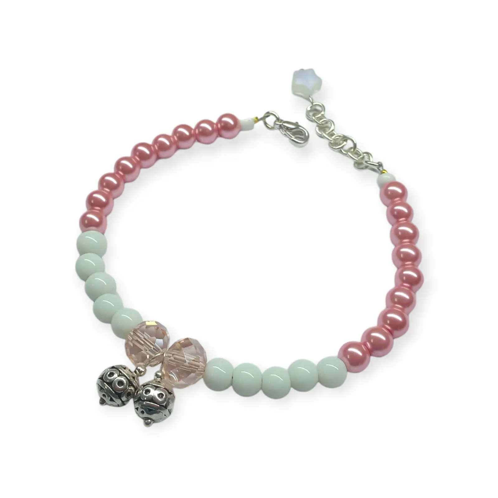 BRB-021-Beads Bracelet Set Gold Plated Adjustable Crown Woman for Women Custom Logo and Gift Crystal Beads Jewelry Accessories