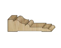 In Stock Mouldings Solid Wood Sold by the linear foot