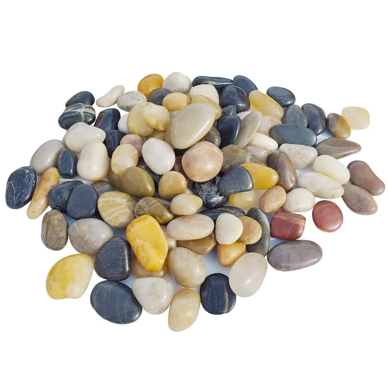 Natural Polished all size pebble stone river pebbles for garden walkway natural stone pebble healing tumbled wholesale