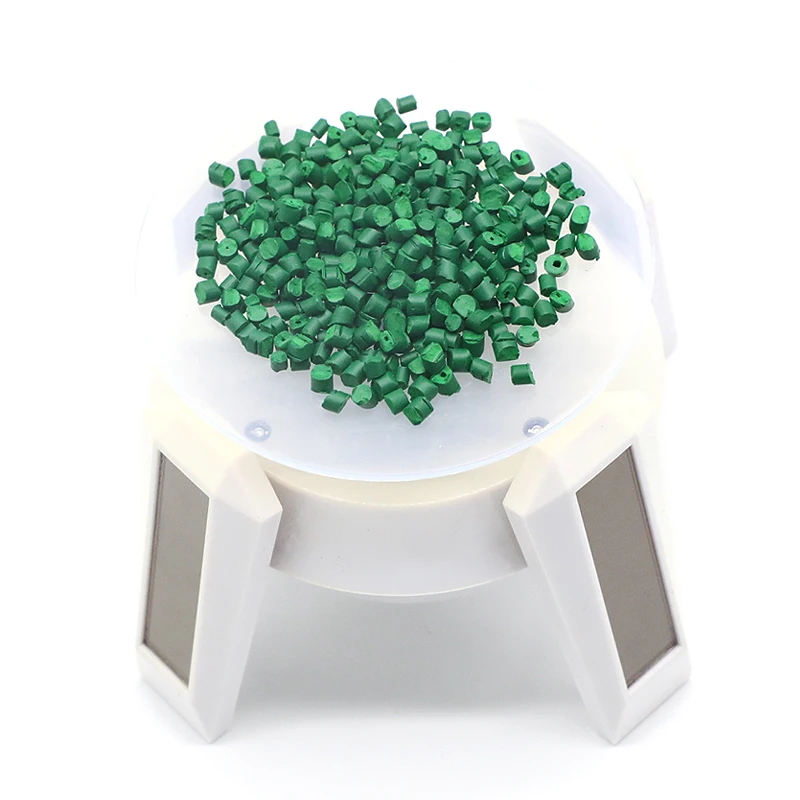 Caco3 hd filler masterbatch color masterbatch for injection blow molding green color