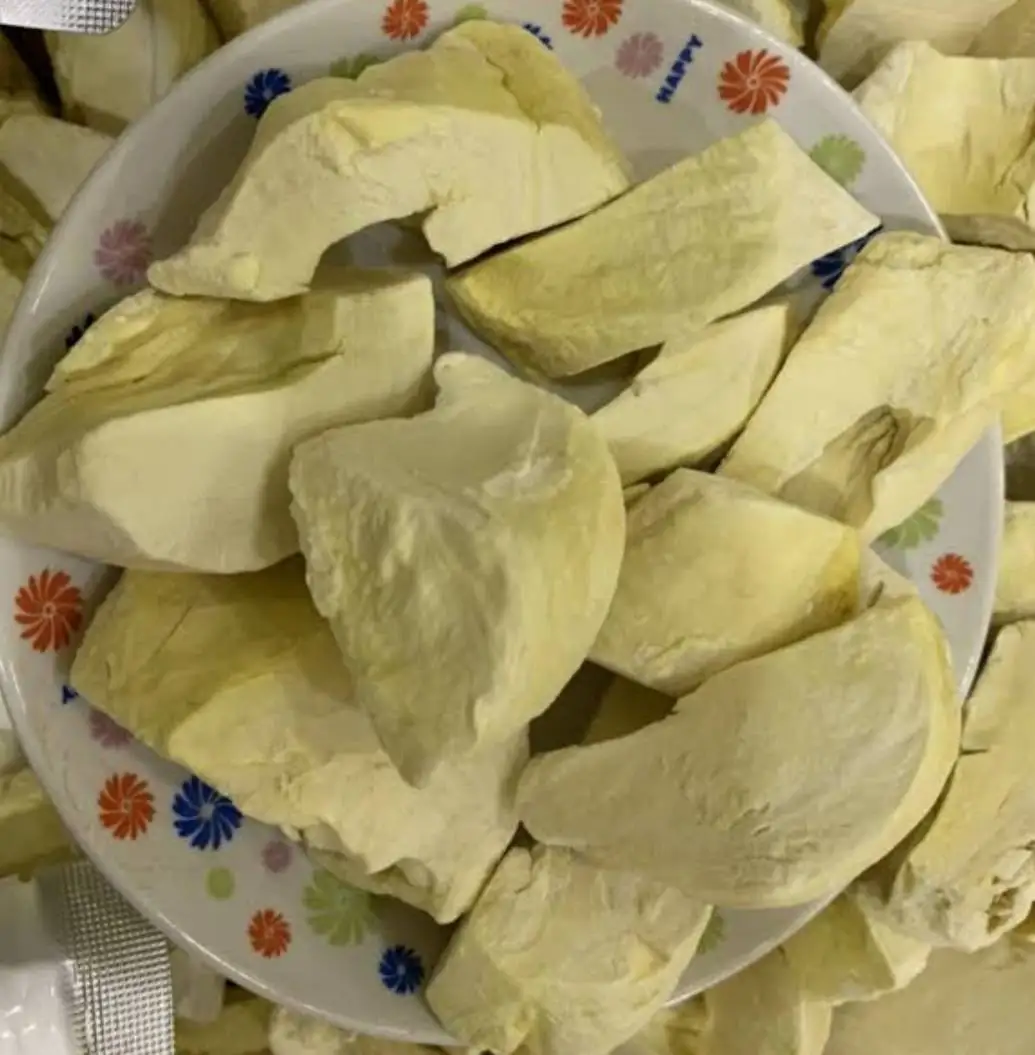 Freeze Dried Durian  100g./Pack/Low Sugar, Zero Flavorings, Wholesale from Factory in North of Thailand