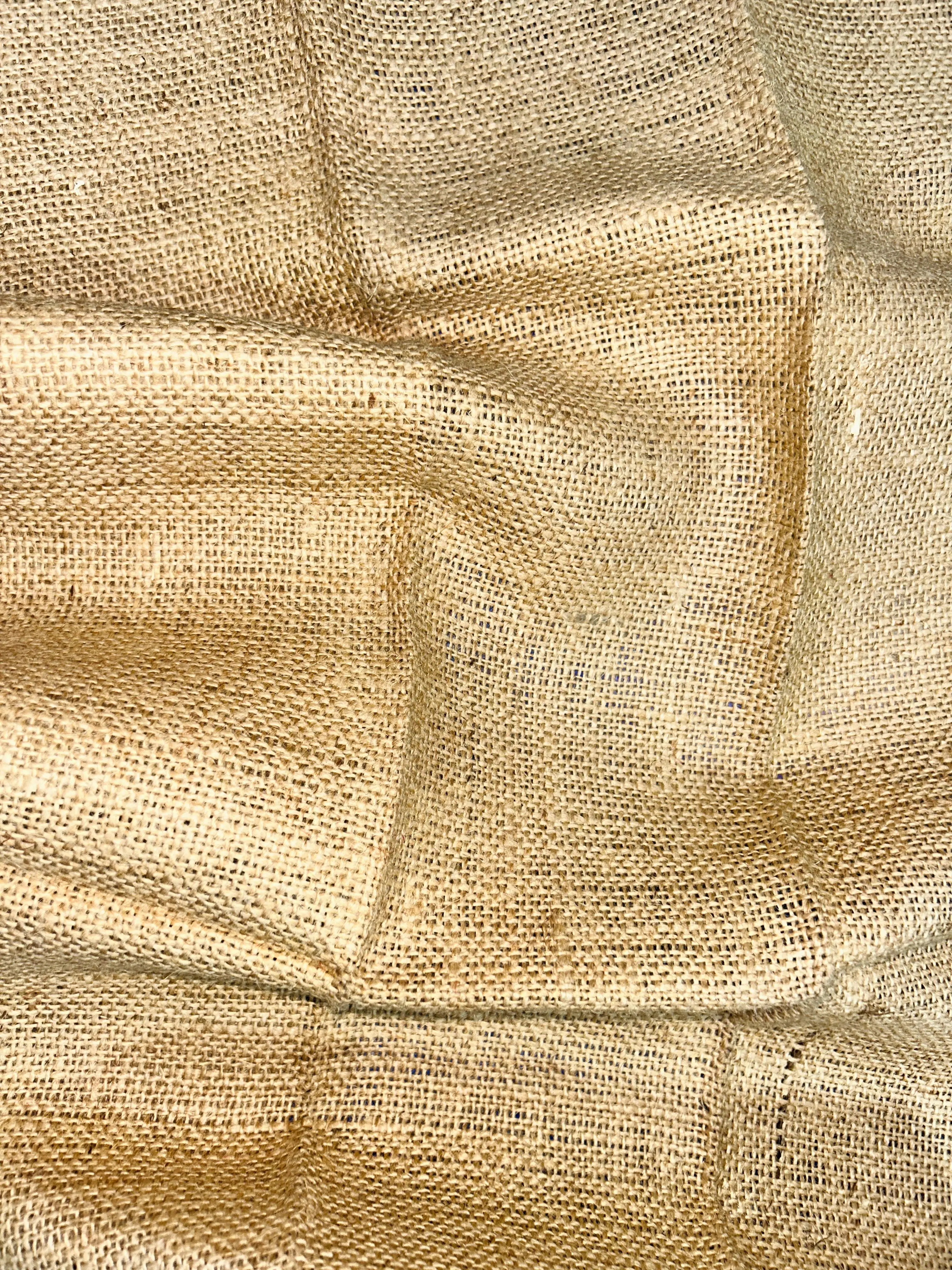 Miraal 9.5 oz Eco-Friendly Jute Hessian Burlap Fabric 100% Biodegradable Woven Knitted Material Bags Covers Other Uses Kolkata