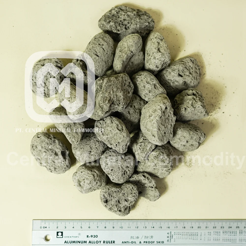 Натуральный пемза для стирки одежды, размер 2-4 см, индонезийский пористый светло-коричневый вулканический минерал