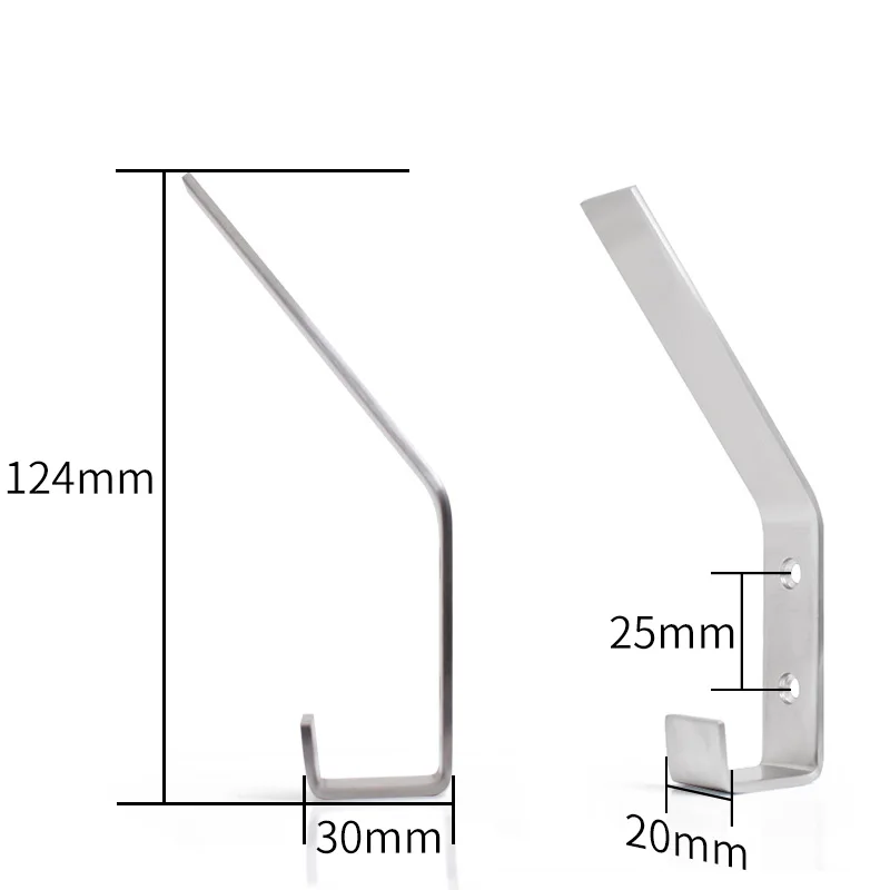 High Quality Stainless Steel Bathroom Simple Cloth Coat Hook