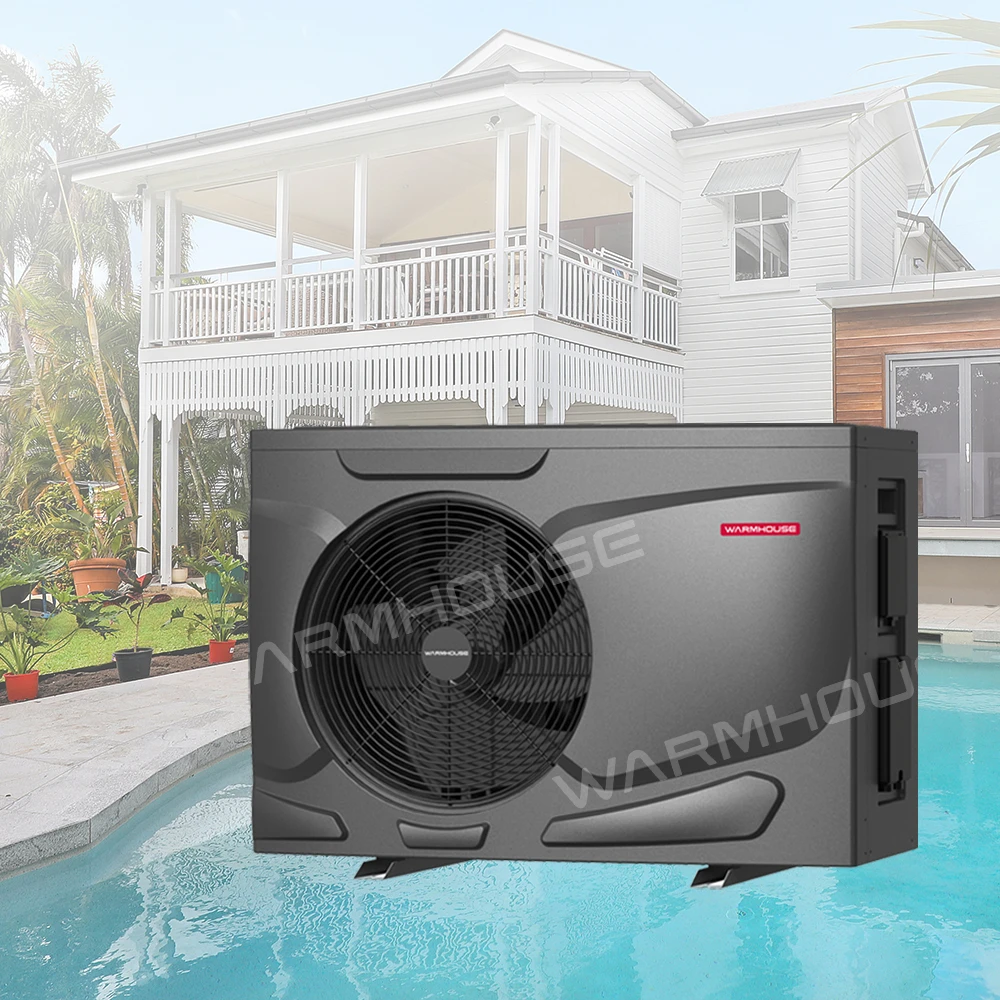 Warmhouse Low Noise Safe R32/410A Stable Running Air Source Dc Inverter Heat Pump Water Heater