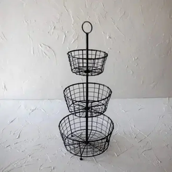 Stainless Steel Dish Drainer Basket for Kitchen Dish Drying Rack Bartan Basket Custom Mesh Wire Storage Basket