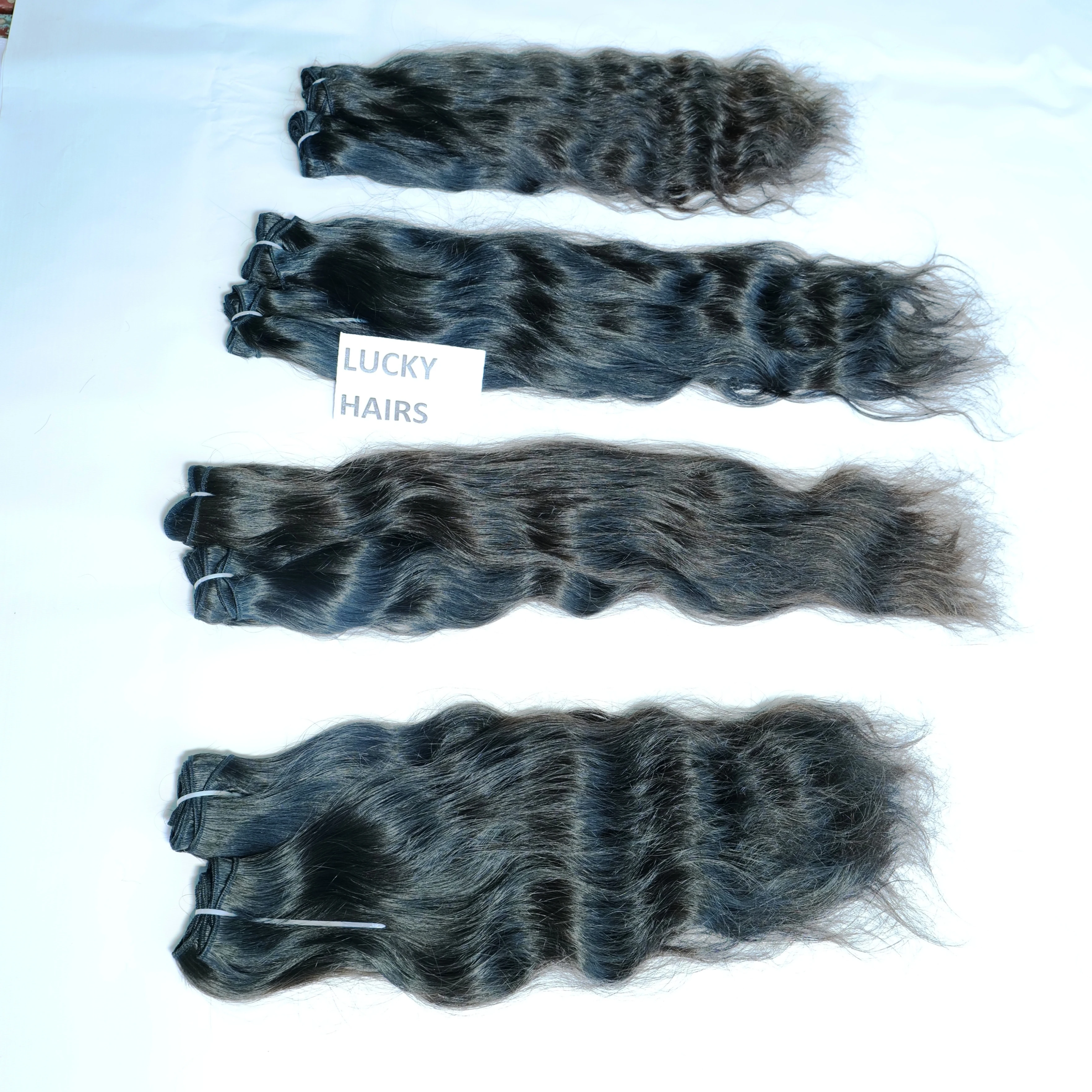 Machine double weft raw natural human hair Bundle Unprocessed Cuticle Aligned Virgin Cambodian Human Hair