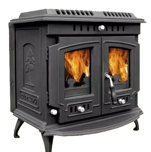 double door High capacity cast iron wood burning stove wood fireplace wood stove burner indoor