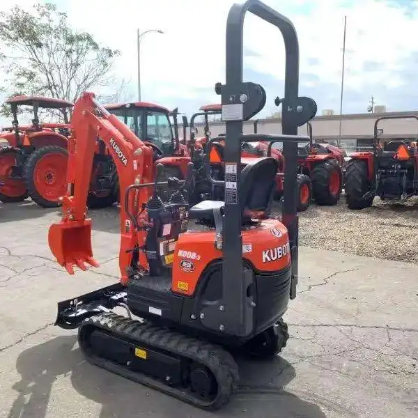 Quality Kubota K008-3 Crawler Type Mini Excavator Home Use Farms Manufacturing Plant