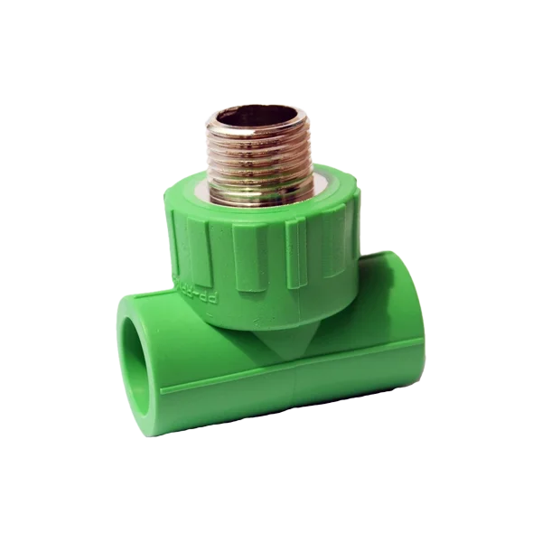 Salvador High Quality PPR Brass Male 90 Degree Elbow 20mm-63mm DIN Standard with BSP Thread Press Fitting Water Application