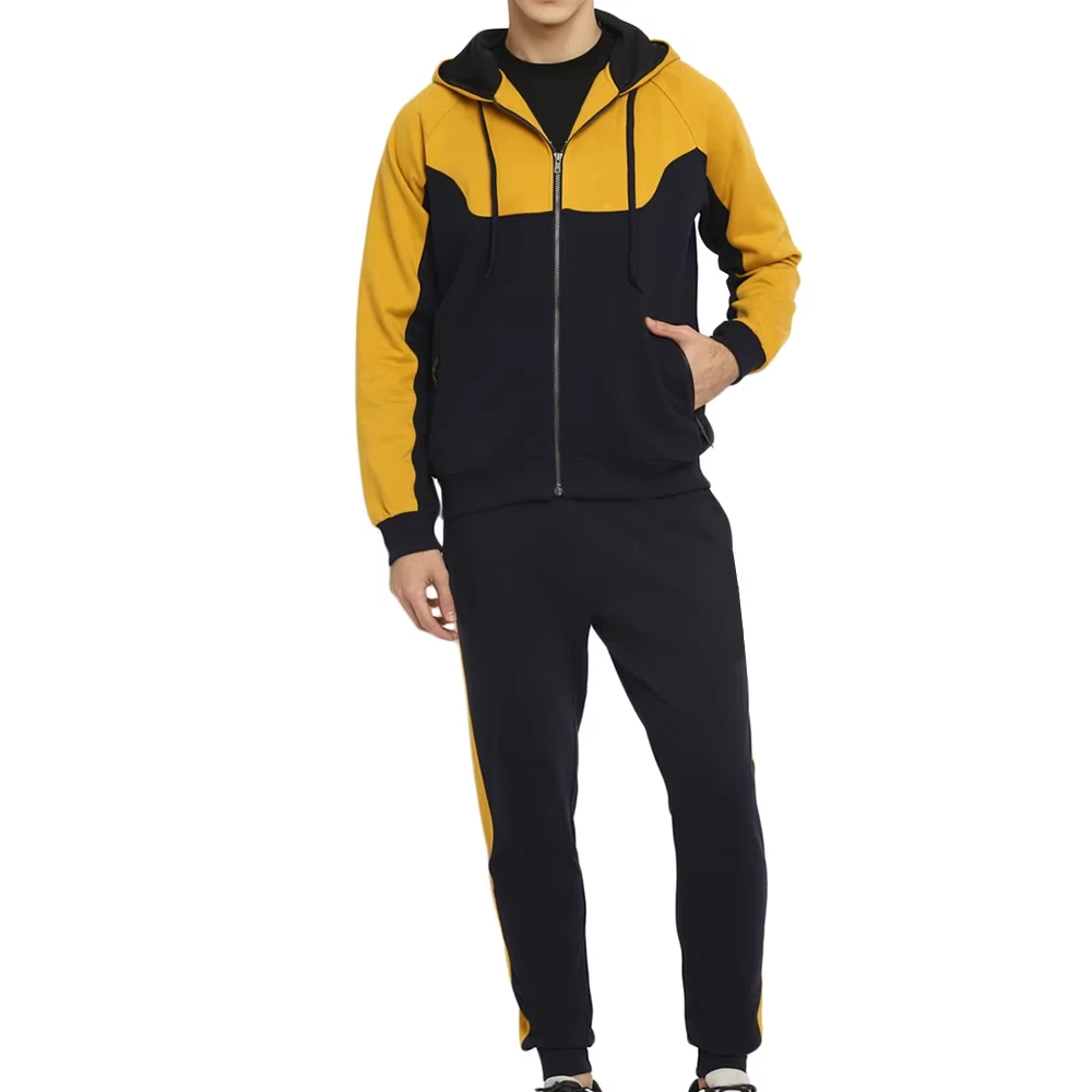 New Fashionable Winter Wear Training Running Jogging Men Tracksuits Low Price Casual Two Piece Men Tracksuit OEM Serviced