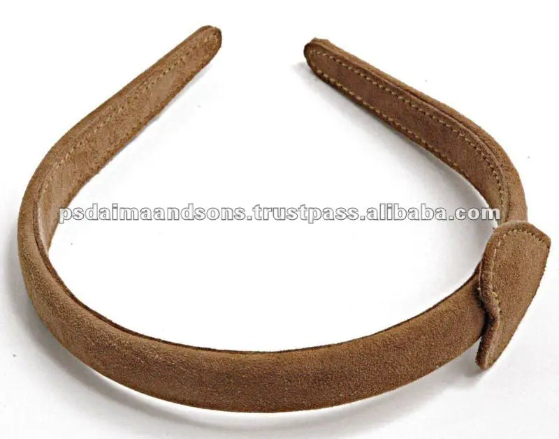 New Design Multi Colour Modern Style Fashionable Leather Headband Hair Band With Rivets For Women Girls Indoor Outdoor Use