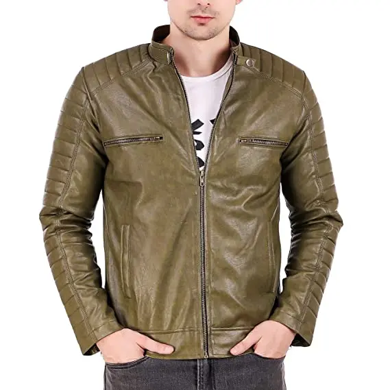 Factory Directly Provide Jacket Leather Jackets For Men 2023 Winter Lather Jacket Mens Leather