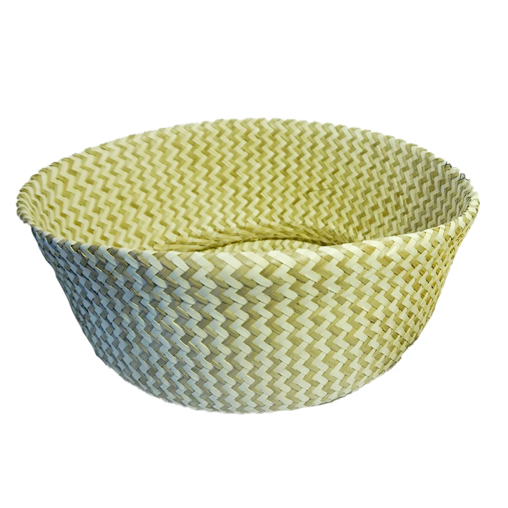 Seagrass belly basket Pot Laundry straw woven Wicker basket storage seagrass baskets made in Vietnam
