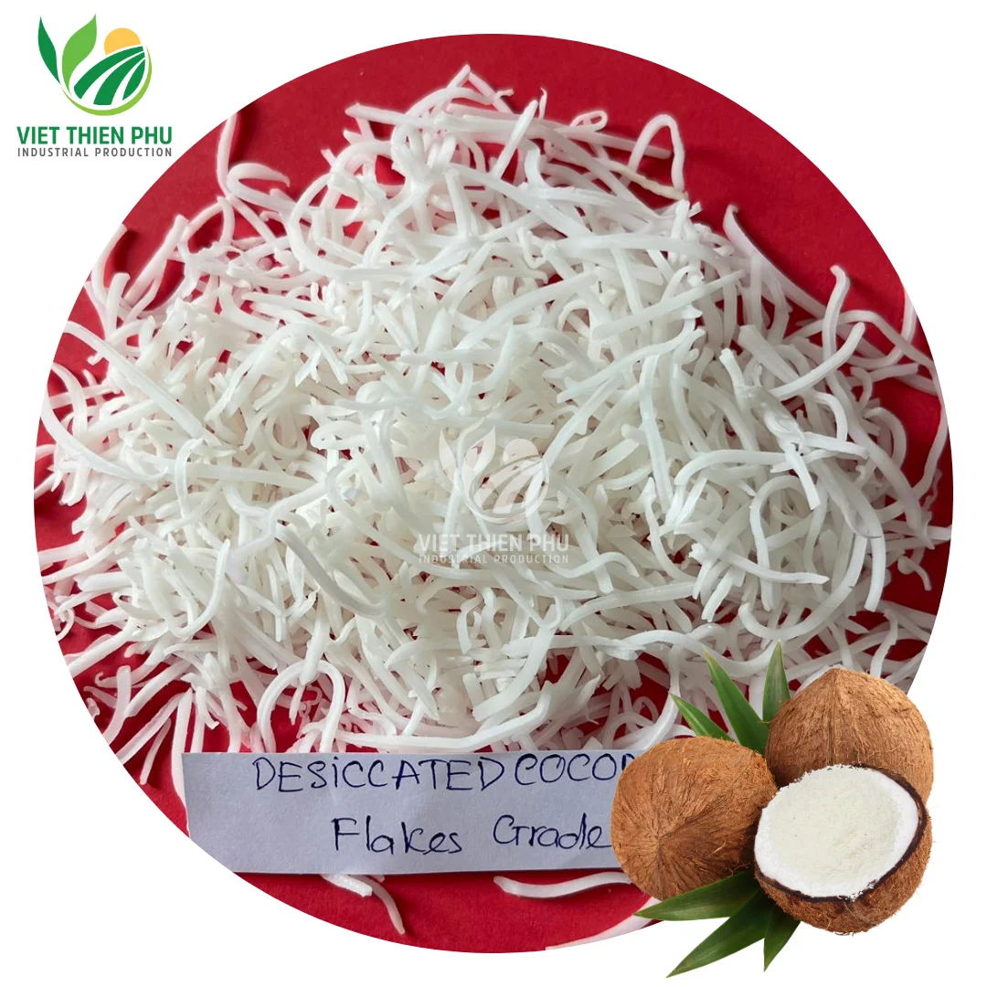 VIET THIEN PHU VTP/OL-36Desiccated Coconut low fat & high fat for export Vietnam Origin Good Quality/ Ms.Olivia (+84) 3663812955