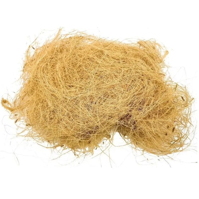 20% Maximum 25cm Size High Quality Bleached Pattern Indonesia OEM Plain Material Coconut Derivatives Fiber