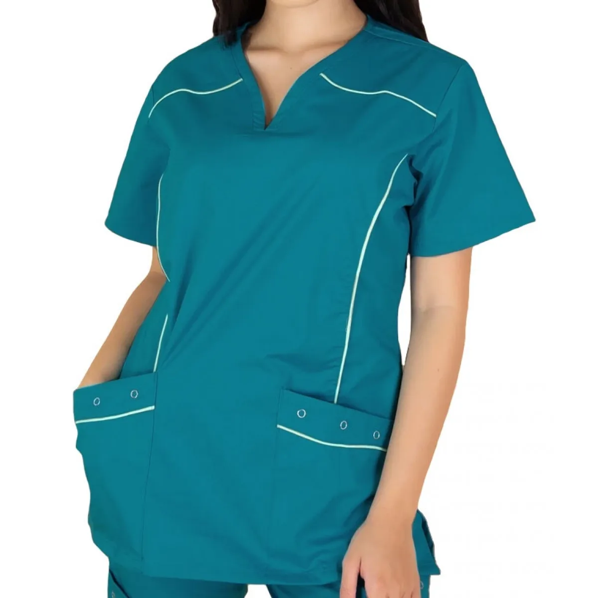 Hot Sale Anti Wrinkle Washable Soft Fabric Nurse Scrubs Hospital Uniform Medical Scrub Suit Top Quality Cheap Price Scrubs