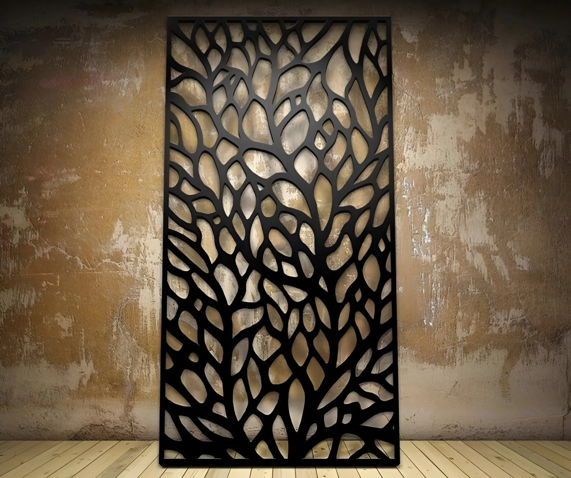 2024 Hot Sale Modern Design CNC Cut Metal Wall Divider High Quality Steel and Aluminium Room Screens Partition Low Price