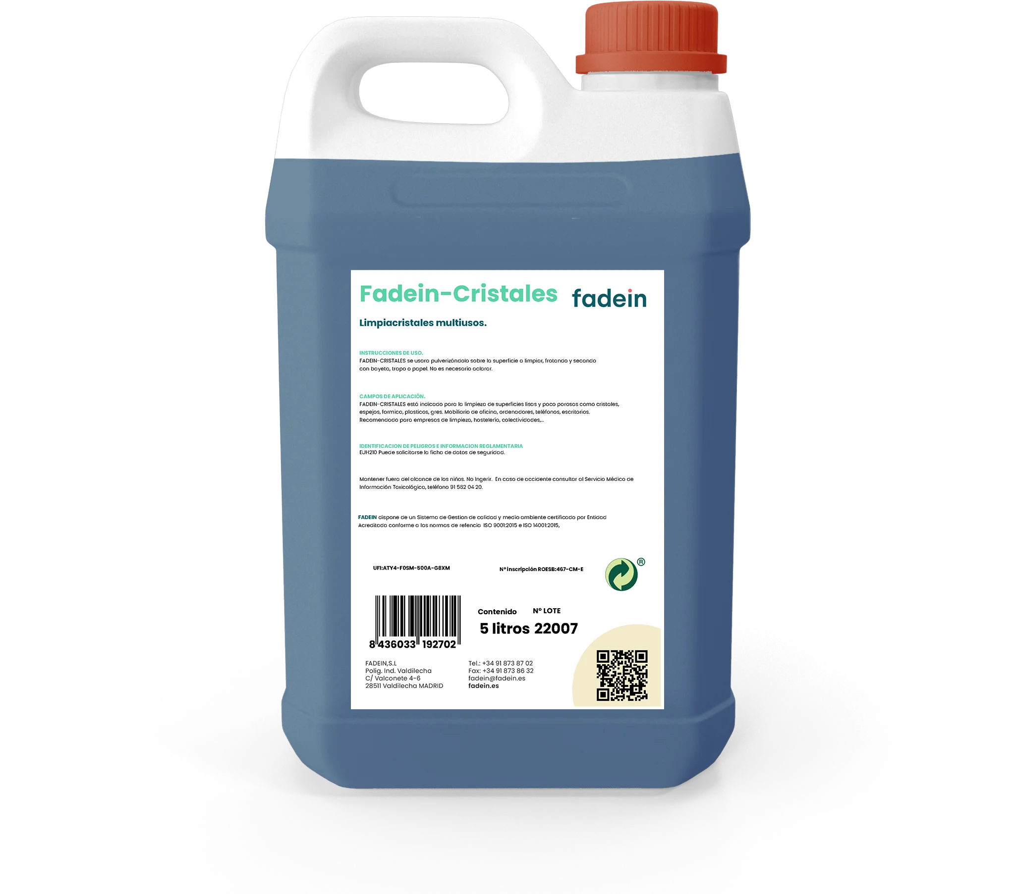 Multi-Purpose Blue Transparent Liquid Cleaner With A Pleasant Coconut-Vanilla Scent For Smooth And Slightly Porous Surfaces