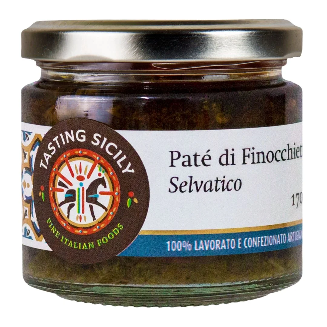 Best Quality Made in Italy Wild Fennel Spread Pesto Sauce For Condiment  jar 170g