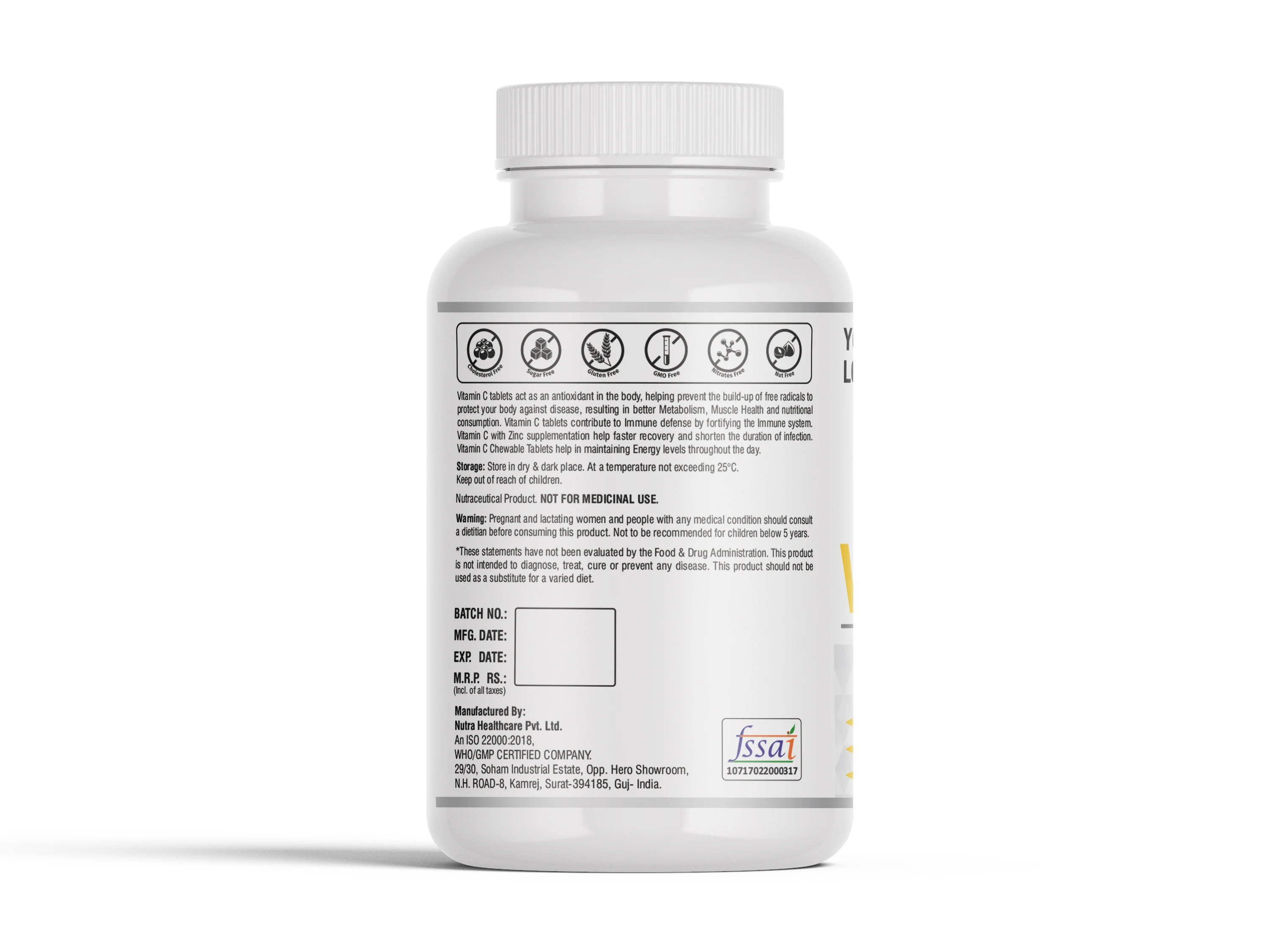 Новое поступление оптовая масса таблеток витамина С лечебная добавка для D