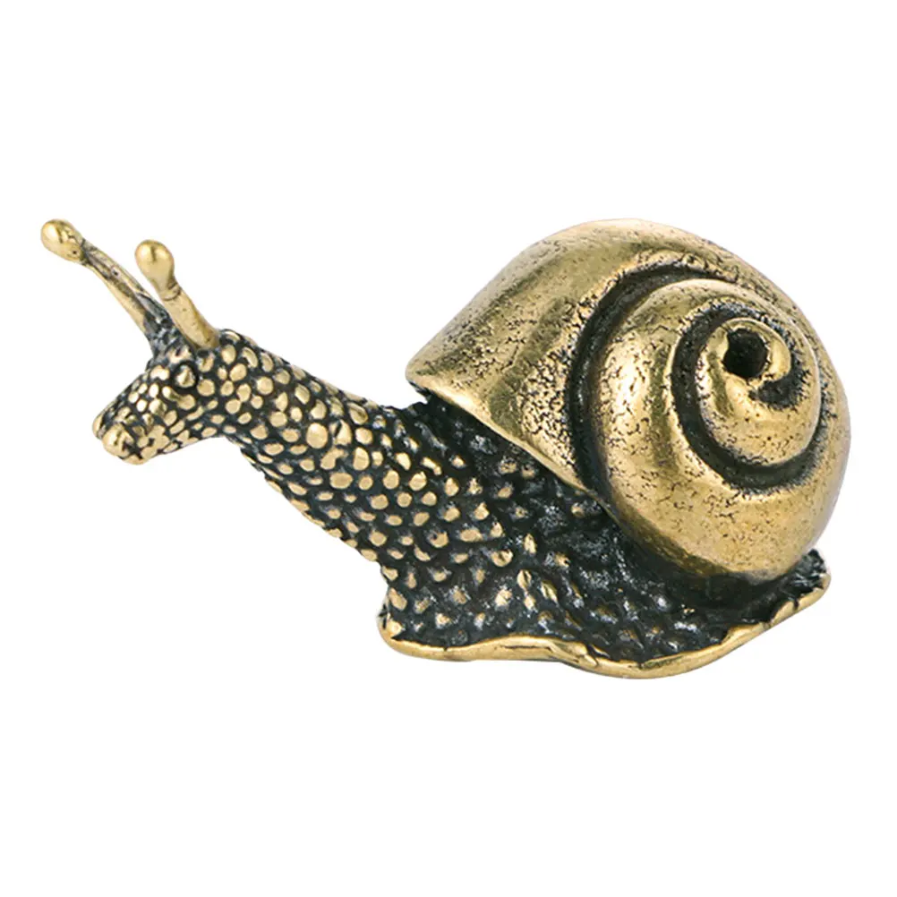 Snail Figurine Garden Figurines Miniature Statue Ornament Animal Decor Mini Fairy Sculpture Desktop Tea Retro Bonsai