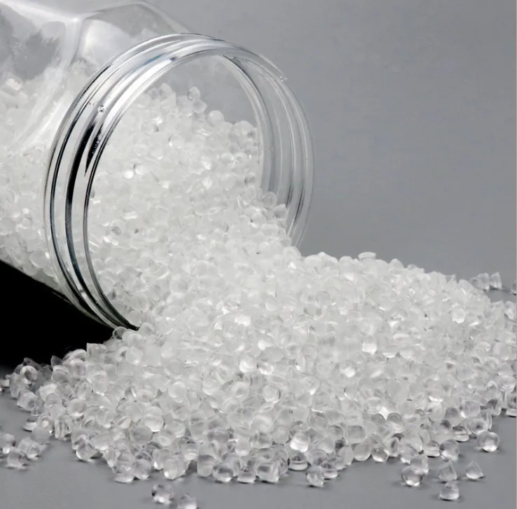 Bulk Source Rigid Plastic Granule Transparent Clear PVC Compound Anti-Fire PVC PE Pellet Raw Material for Bottle