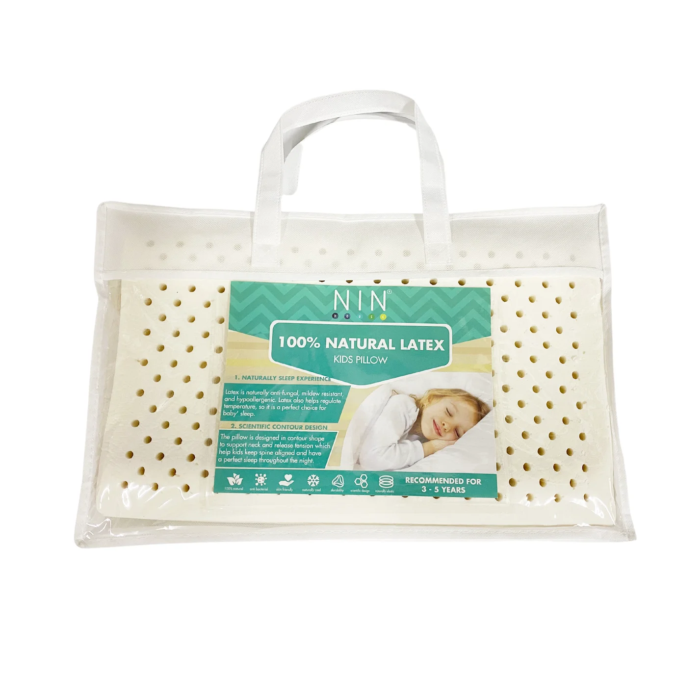 Viet Nam Wholesale Standard Queen & King Size Latex Function Pillows & Positioners