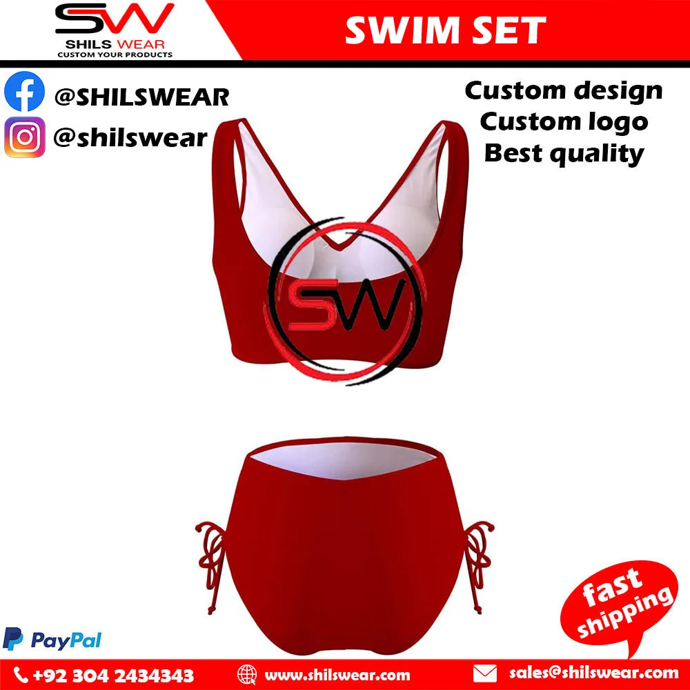 2024 Sexy Cross Halter Neck Bikini 2 Pieces Swimsuit Women String Swimwear Padded Beachwear Bathing Suit