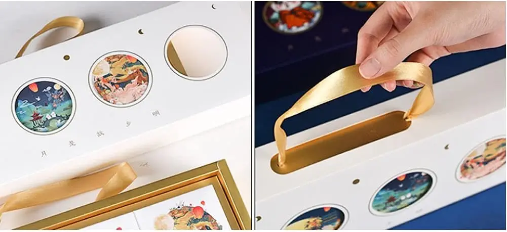 TH CB-186 Customized designed Gift Box Moon Cake Cookies Cupcake Baking Boxes for Moon Festival