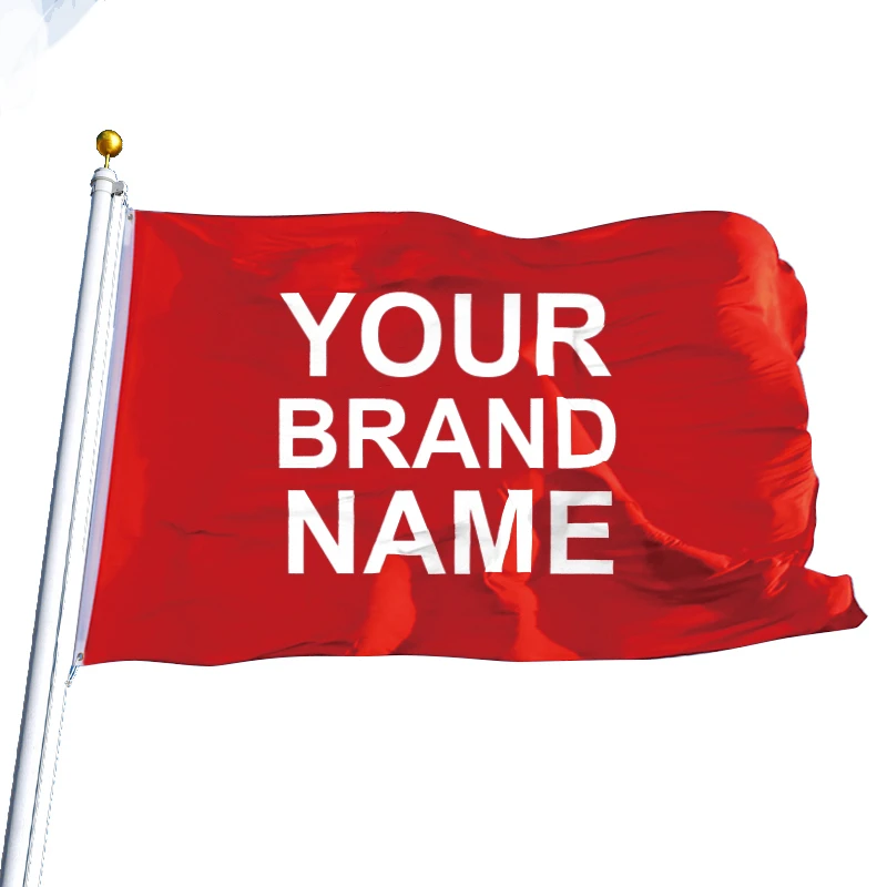 Double Sided Custom Flag 3x5 Ft For Outdoors  Print Your Own Logo Design Words Cheap Price All Country