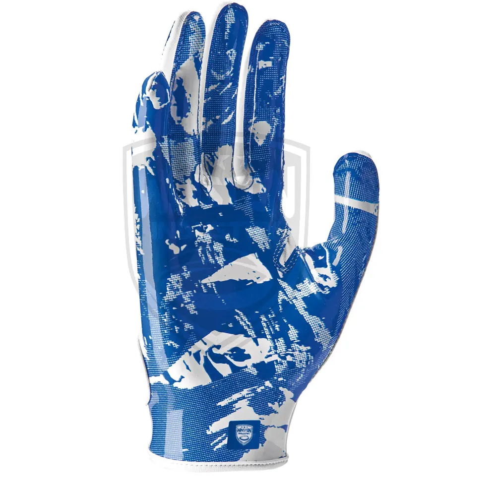 Professional Football Receiver Gloves Custom Logo Receiver Gloves Made in Pakistan Football Gloves