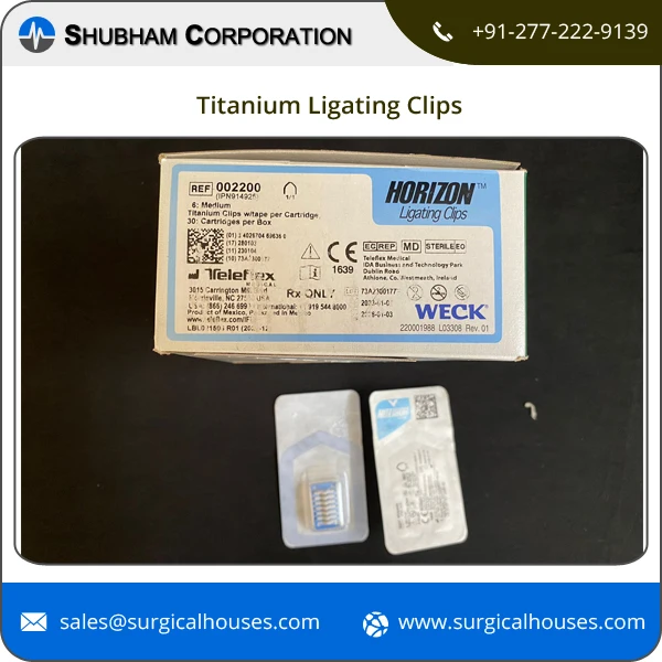 Factory Direct Sale Top Quality Sterile Laparoscopic Surgical Instruments Titanium Clips Clips Applier Ligation Clip