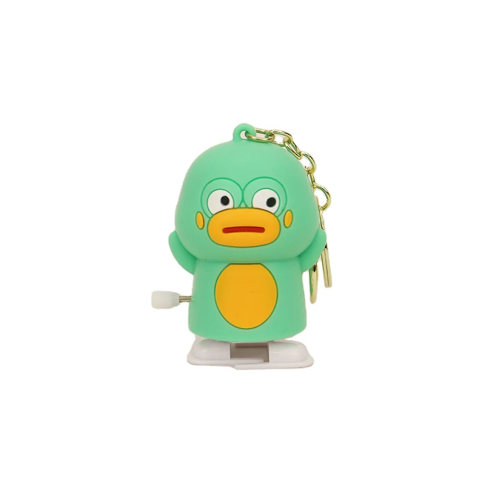 Manufacturer Funny Clockwork Toys Wind-up Jumping Walking Toys Monster Toys Plastic Keychain Ornament for Key and Bag