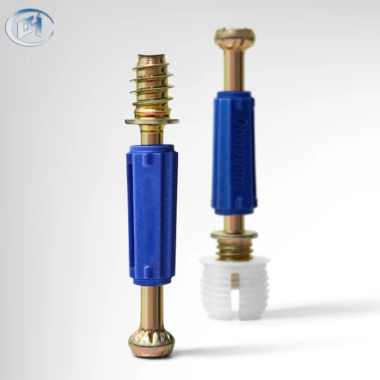 Hot Sale 3 In 1 Screw Eccentric Wheel Nut Furniture Fixing Connector For Clothes Cabinet Wardrobe Fasteners