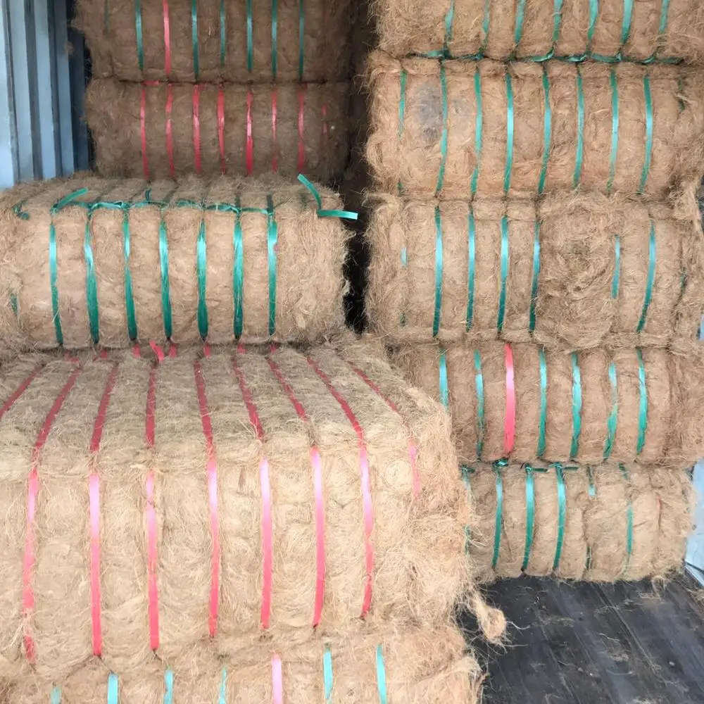 100% Organic Coconut fibre/oconut coir fiber