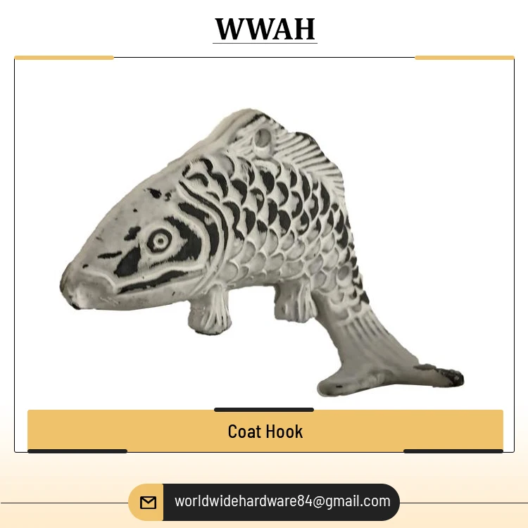 Modern Design Best Black Metal Wall Mounted Coat, Towel, Key Holders, Clothes Hanger Hook for Home Storage & Organization