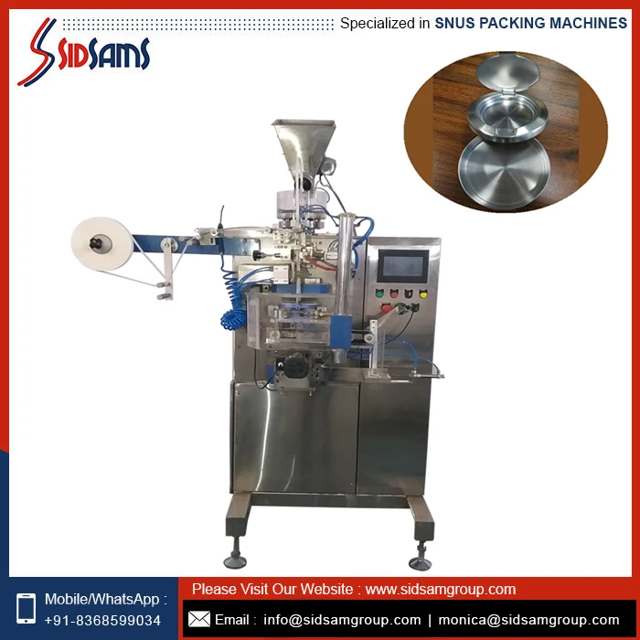 Best Quality Fully Automatic Snus  Filter Pouches Snus Packing Machine At Bulk Wholesale Price